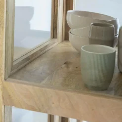 Vitrine en bois de manguier Juliet