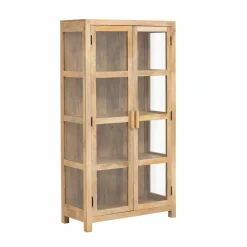 Vitrine en bois de manguier Amaris