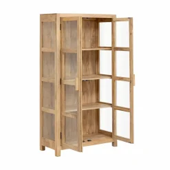 Vitrine en bois de manguier Amaris