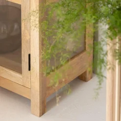 Vitrine en bois de manguier Amaris