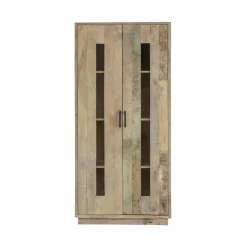 Vitrine en bois recyclé Damian