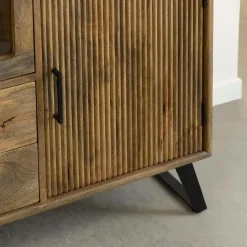 Vitrine Haute en bois de de manguier Joy