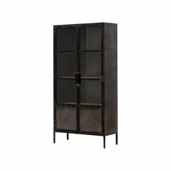 Vitrine haute en métal Locker