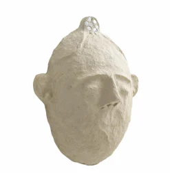 Masque ovale en papier mâché Antoine