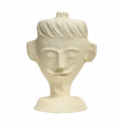 Sculpture buste homme en papier mâché Antoine